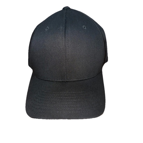Flexfit Baseball Cap SM/MD Pre-Owned /Good Condition Black - Picture 1 of 6